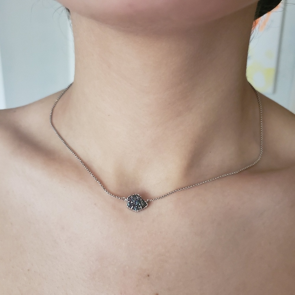 Midnight Drusy Kendra Scott Necklace
